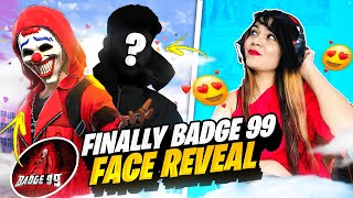 Finally Badge99 Face Reveal and Bindass Laila Reaction Garena Free Fire  Bindass Laila Badge99ff [upl. by Aisylla]