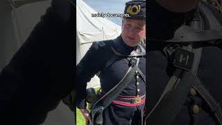 What did a lieutenant wear in the US Civil War chalkehistoryfestival [upl. by Nyrehtac860]