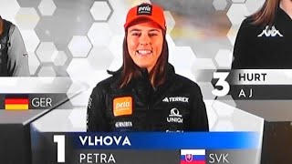 Petra Vlhova  WINNER 31  Slalom  Kranjska Gora  RUN 2  2024 [upl. by Sivla]