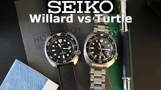 Seiko Captain Willard SBDC109 Vs the Seiko Turtle SRP777  Prospex 200m Automatic diver Comparison [upl. by Cornall910]