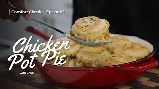 Homemade Chicken Pot Pie  OnestopChop [upl. by Ativla]