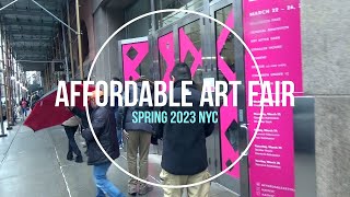 AFFORDABLE ART FAIR  SPRING  2023 [upl. by Maxi]