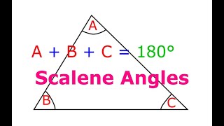 Angles of A SCALENE Triangle [upl. by Munson57]