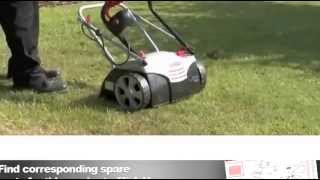 ALKO Combi 32VLE Lawn Scarifier Aerator  The Green Reaper [upl. by Franciscka]