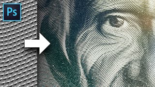 This Magic Texture Creates an Engraved Money Effect in Photoshop [upl. by Akeme785]