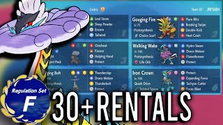 30 Rental Teams for VGC Regulation F Pokemon ScarletViolet [upl. by Nathanial464]