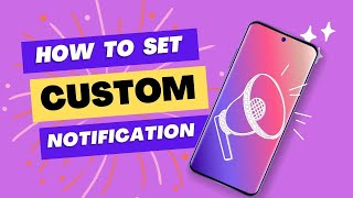 How to Set Custom Notification Sound in Samsung Phone [upl. by Areek]