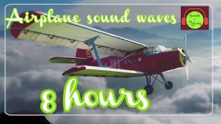 AIRPLANE PROPELLER SOUND EFFECT FOR RELAXING AND SLEEPING  WHITE NOISE 😴✈️🎧 aircraftsound 8hours [upl. by Hgieloj]