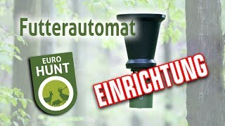 Einrichtung der EUROHUNT Futterautomaten 6V 12V Pro [upl. by Reitman]