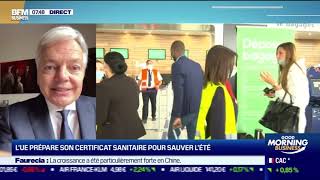 Didier Reynders Commissaire européen  LUE prépare son certificat sanitaire pour sauver lété [upl. by Dittman]