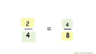 How to find equivalent fractions [upl. by Ynattirb]