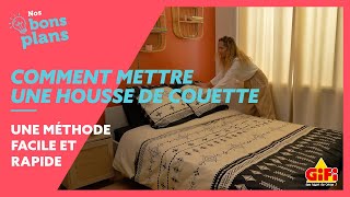 Notre astuce pour enfiler sa housse de couette 💡 [upl. by Weinreb]