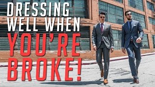 Stylish and Broke  Suiting Up On a Budget  Mens Fashion Advice  Gents Lounge [upl. by Nauqahs]