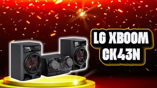 LG XBOOM CK43N Potência e Versatilidade em 220W O Mini System Perfeito para Sua Festa [upl. by Stets646]