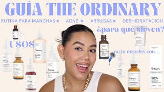 CÓMO USAR PRODUCTOS THE ORDINARY✨ GUÍA THE ORDINARY Y RUTINAS  MELI DE LA MORA [upl. by Ultann]