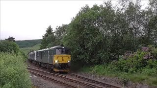 Caledonian Sleeper Class 73s working in Scotland [upl. by Aicrag]