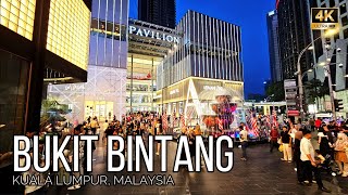 Bukit Bintang Walking Tour Where Culture and Entertainment Converge  Kuala Lumpur Malaysia  4K [upl. by Neale]