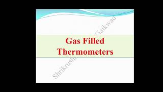 443 Gas Filled Thermometers [upl. by Krissy]