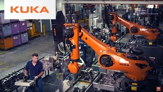 BMW Quality Assurance Using Large Robots Working Safely Next to People [upl. by Farhi]