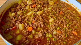 Picadillo de Carne Molida Fácil y Sabrosa [upl. by Arnuad71]