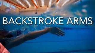 Backstroke swimming technique  Arms  Part 2  How to swim back [upl. by Ahsyek943]