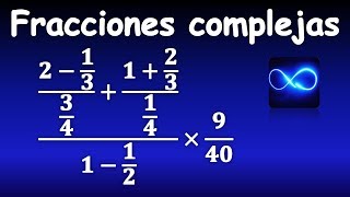 32 Fracciones complejas Ejercicio 6 MUY FÁCIL [upl. by Aicekal476]