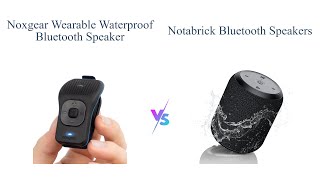 noxgear 39g vs NOTABRICK Bluetooth Speakers 🎵🔊 [upl. by Giulia]