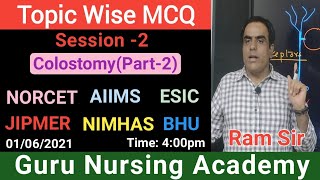 ColostomyPart2 Colostomy Irrigation Procedure CareAIIMS  NORCETNursing Officer amp Staff [upl. by Leelah]