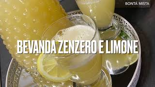 LIMONE e ZENZERO bevanda fresca e facilissima da fare in solo 3 minuti 🍋 limondrink [upl. by Anetsirhc]