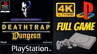 Deathtrap Dungeon  PS1  4K60ᶠᵖˢ UHD🔴  Longplay Walkthrough Playthrough Full Movie Game [upl. by Jesse]