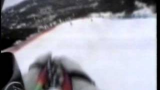 Whistler Olympic Downhill Course 1995 Helmet Cam [upl. by Cianca]