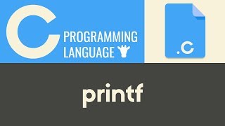 Printf  C  Tutorial 8 [upl. by Eisor51]