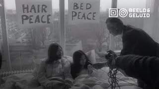 John Lennon en Yoko Ono in bed Hilton Hotel 1969 [upl. by Nolyak]