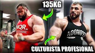 JORDI EL BERSERKER 135 Kg SE ENFRENTA A CULTURISTA PROFESIONAL EN BRAZOS  Victor Valdivia [upl. by Wittenburg295]