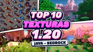 TOP 10 TEXTURE PACKS para MINECRAFT 121 JAVA BEDROCK y PE😎PAQUETE DE TEXTURAS 121 [upl. by Berke]