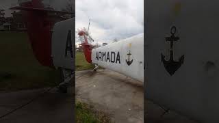 Helicóptero antiguo en Armada Aeronaval en Maldonado [upl. by Amleht]