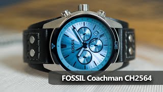 Zegarek FOSSIL Coachman CH2564  Prezentacja CrazyTimepl [upl. by Lleinad]