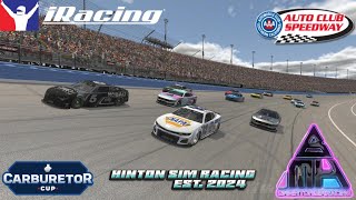 iRacing Race 423 Carb Cup At Auto Club We avoid the carnage to get a good finish [upl. by Rondi]