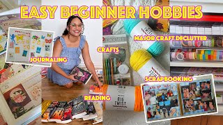 THE ULTIMATE HOBBY VIDEO  Easy  Fun Beginner Hobbies 🧶🎨📚🌸 [upl. by Onia425]