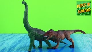 Dinosaurs toys by Safari Ltd  Trex and Brachiosaurus [upl. by Hoang]