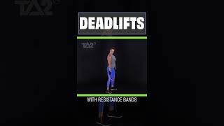 Resistance Band Training  Deadlifts  TA2 Burn Program [upl. by Erreid]