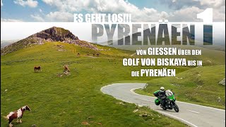 Mit dem Motorrad in die PYRENÄEN  1400 km bis ins Paradies  Pyrenäen Motorrad Tour Teil 1  4K [upl. by Hairaza607]