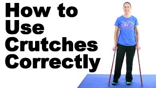 How to Use Crutches Correctly  Ask Doctor Jo [upl. by Enytsirk]