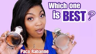 Paco Rabbane Olympea vs Olympea Aqua Perfume Review and Comparison [upl. by Llesram802]