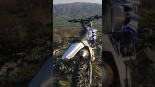 wr450f 2004 Exhaust Sound Akrapovic [upl. by Nolyaw]