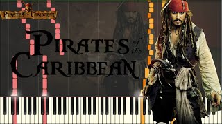 Pirates of the Caribbean Medley INTENSE VERSION Piano Tutorial Synthesia  SHEETSMIDI [upl. by Catharine]