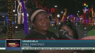 Venezuela Christmas holidays kick off nationwide [upl. by Nyrhtak]