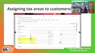 DUG Webinar Configuring Sales and Use Tax  Kristen Hosman [upl. by Esenej608]