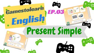 GamestolearnEnglish Ep03 ตอน เกม Present Simple [upl. by Ruben]