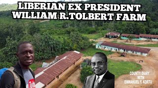 INSIDE LIBERIAN EX PRESIDENT WILLIAM R TOLBERT FARM Bong County Liberia [upl. by Ynnod]